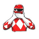 Sticker from Power Rangers / By OsmerOmar