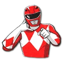 Sticker from Power Rangers / By OsmerOmar