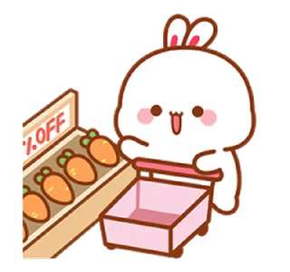 😊 emoji 兔几迎兔年 (Happy New Year 新年快樂 CNY) @kal_pc Telegram sticker 15 of 24