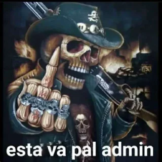 ☠️ emoji admin Telegram sticker 18 of 20