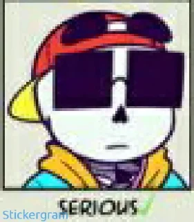 😐 emoji Yolo sans Telegram sticker 11 of 15