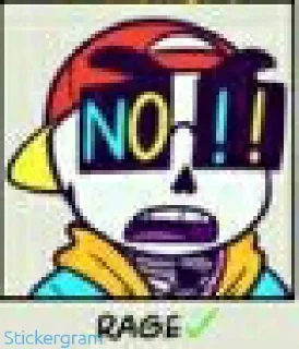 🤬 emoji Yolo sans Telegram sticker 13 of 15