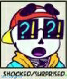 😲 emoji Yolo sans Telegram sticker 6 of 15