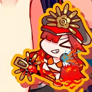 🥰 emoji 🥰 | Chibi Oda ᨒ @KurumiFan ⛩️ Telegram sticker 21 of 120