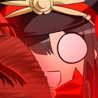 🪭 emoji 🥰 | Chibi Oda ᨒ @KurumiFan ⛩️ Telegram sticker 5 of 120