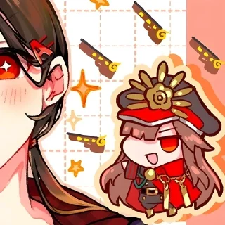 🔫 emoji 🥰 | Chibi Oda ᨒ @KurumiFan ⛩️ Telegram sticker 22 of 120