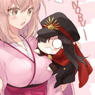 Sticker from 🥰 | Chibi Oda ᨒ @KurumiFan ⛩️
