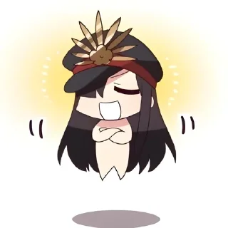 🥰 emoji 🥰 | Chibi Oda ᨒ @KurumiFan ⛩️ Telegram sticker 6 of 120