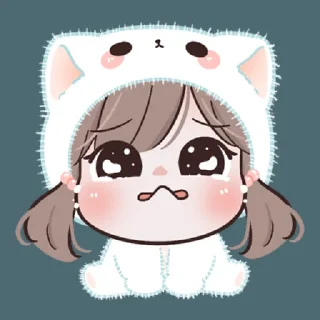 😢 emoji I'm your! :3 @vrtualwinwin Telegram sticker 15 of 40