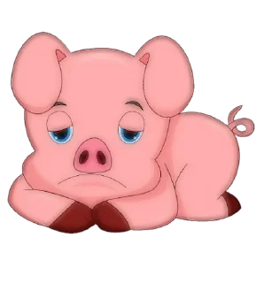 Sticker from @pig