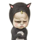 😠 emoji Babycute Telegram sticker 8 of 14