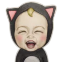 😃 emoji Babycute Telegram sticker 5 of 14