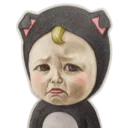 😩 emoji Babycute Telegram sticker 6 of 14