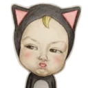 😒 emoji Babycute Telegram sticker 13 of 14