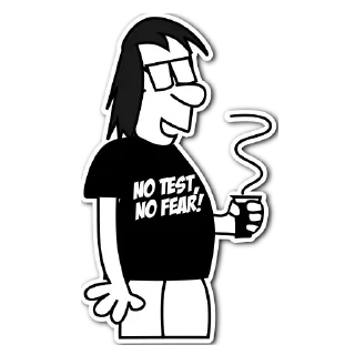 Sticker from Vida de Programador
