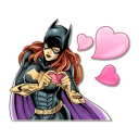 ❤ emoji Batman / By OsmerOmar Telegram sticker 11 of 40