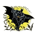 💀 emoji Batman / By OsmerOmar Telegram sticker 13 of 40