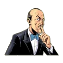 😐 emoji Batman / By OsmerOmar Telegram sticker 18 of 40