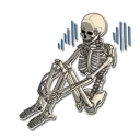 Sticker from Skeleton Bob / By OsmerOmar