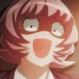 😱 emoji Najimi Osana @animestickersii Telegram sticker 17 of 49