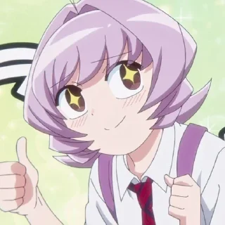 👍 emoji Najimi Osana @animestickersii Telegram sticker 16 of 49