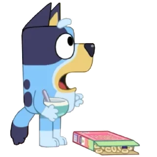 Sticker from Static Bluey