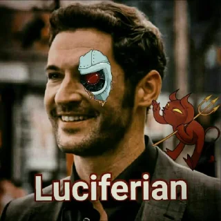 Sticker from L-U-C-İ-F-E-R-İ-A-N-İ-S-T