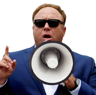📣 emoji BASED ALEX JONES Telegram sticker 19 of 77