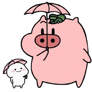 😊 emoji 乖巧的菜猪3 Telegram sticker 19 of 60