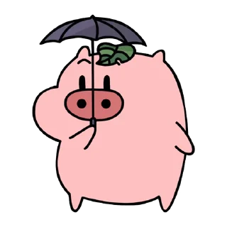 😊 emoji 乖巧的菜猪3 Telegram sticker 18 of 60