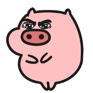 Sticker from 乖巧的菜猪3