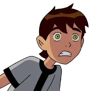 😧 emoji Ben 10 Telegram sticker 7 of 13