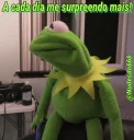 😐 emoji Kermit, the frog 4 🐸 Telegram sticker 23 of 120