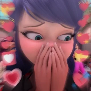 Sticker from miraculous