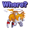 🤔 emoji Sonic Telegram sticker 21 of 24