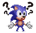 ❓ emoji Sonic Telegram sticker 14 of 24