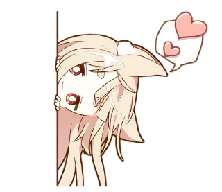 😘 emoji NEKOMIMI girl Telegram sticker 22 of 105