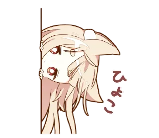 😶 emoji NEKOMIMI girl Telegram sticker 21 of 105