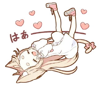 😚 emoji NEKOMIMI girl Telegram sticker 17 of 105