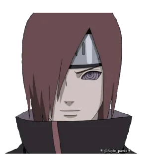 😐 emoji 🔹Nagato🔸Yahiko🔹Konan🔸 @Sigilo_packs Telegram sticker 11 of 31