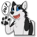 Sticker from Kane Husky