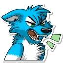 🐺 emoji Benzo Husky Telegram sticker 21 of 31