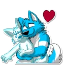 ❤ emoji Benzo Husky Telegram sticker 8 of 31