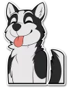 Sticker from Kane Husky