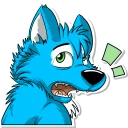 😧 emoji Benzo Husky Telegram sticker 9 of 31