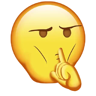 🤐 emoji MEWING Telegram sticker 18 of 39