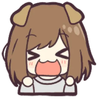 Sticker from Dog girl Chibi Fuhrer