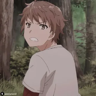 Sticker from sakuta azusagawa