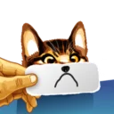 ️ emoji Meme The Cat Telegram sticker 18 of 42