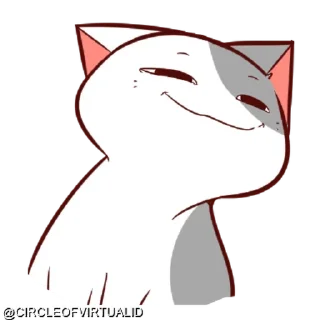 Sticker from @CIRCLEOFVIRTUALID KUCING GILA